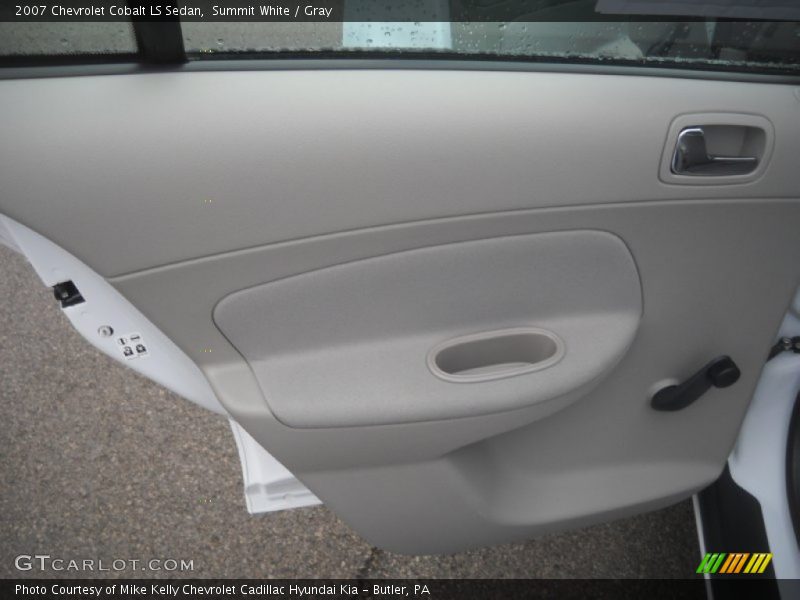 Summit White / Gray 2007 Chevrolet Cobalt LS Sedan