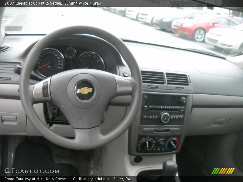 Summit White / Gray 2007 Chevrolet Cobalt LS Sedan