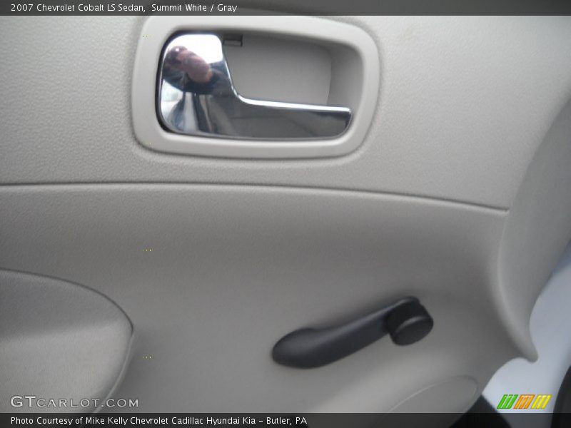 Summit White / Gray 2007 Chevrolet Cobalt LS Sedan