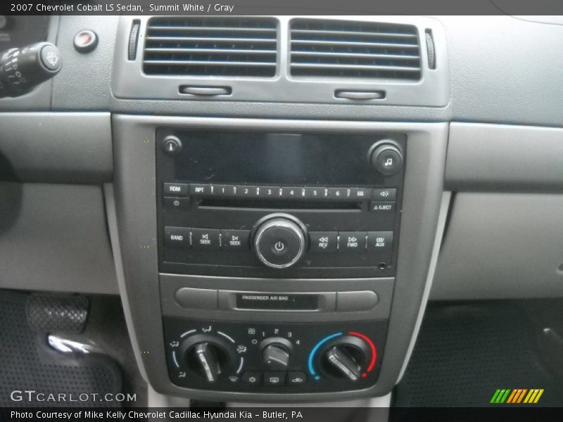 Summit White / Gray 2007 Chevrolet Cobalt LS Sedan