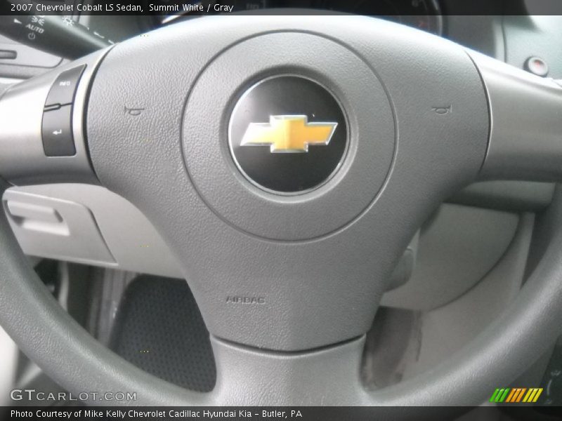 Summit White / Gray 2007 Chevrolet Cobalt LS Sedan