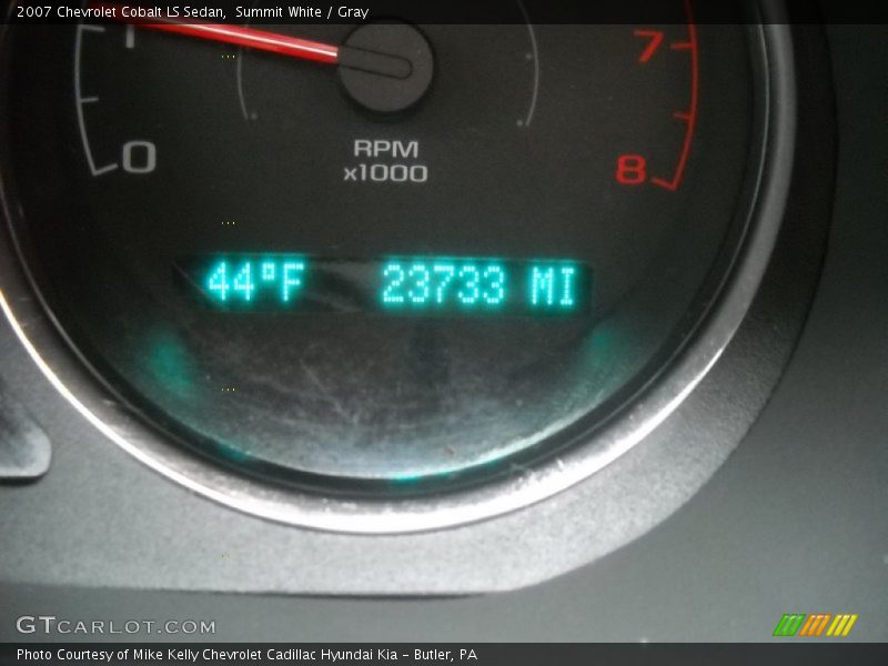 Summit White / Gray 2007 Chevrolet Cobalt LS Sedan