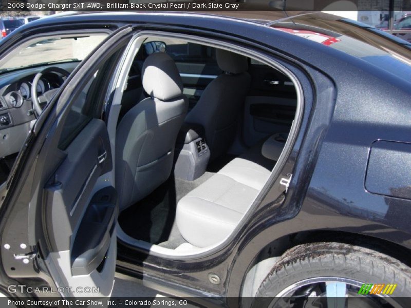 Brilliant Black Crystal Pearl / Dark Slate Gray 2008 Dodge Charger SXT AWD