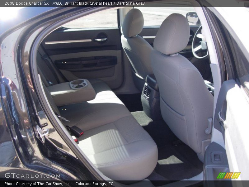 Brilliant Black Crystal Pearl / Dark Slate Gray 2008 Dodge Charger SXT AWD