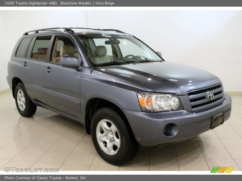 Bluestone Metallic / Ivory Beige 2006 Toyota Highlander 4WD