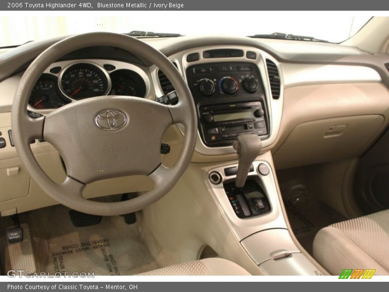 Bluestone Metallic / Ivory Beige 2006 Toyota Highlander 4WD