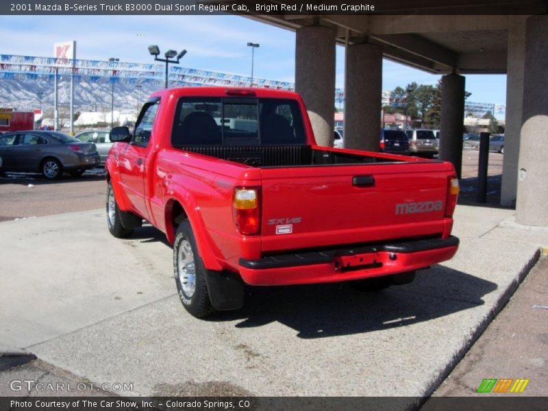 Bright Red / Medium Graphite 2001 Mazda B-Series Truck B3000 Dual Sport Regular Cab