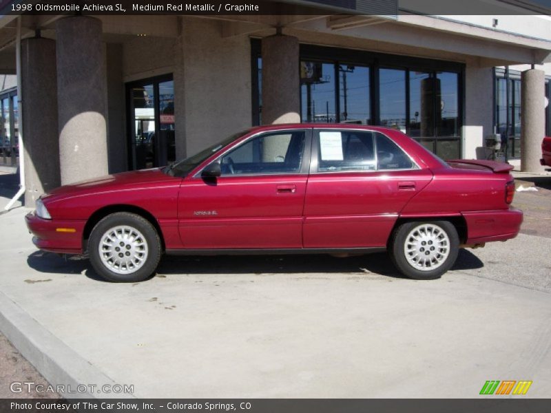 Medium Red Metallic / Graphite 1998 Oldsmobile Achieva SL