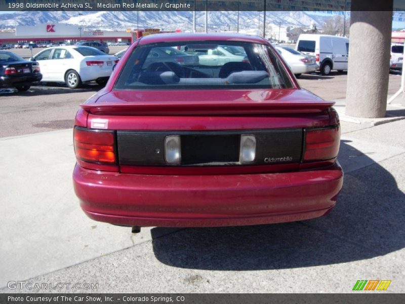 Medium Red Metallic / Graphite 1998 Oldsmobile Achieva SL