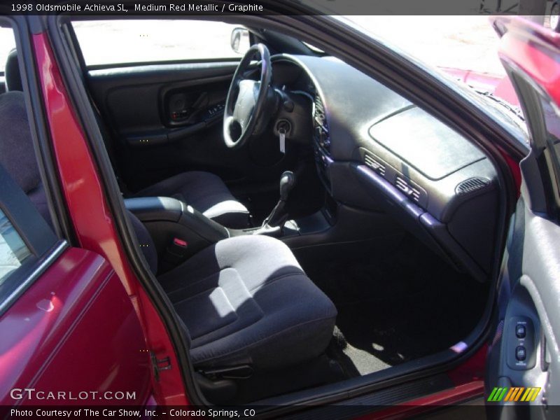 Medium Red Metallic / Graphite 1998 Oldsmobile Achieva SL