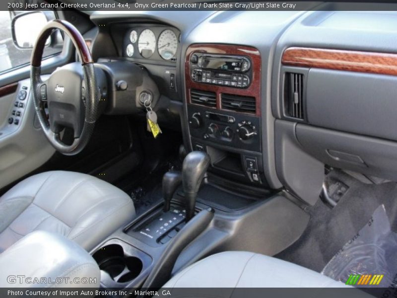Onyx Green Pearlcoat / Dark Slate Gray/Light Slate Gray 2003 Jeep Grand Cherokee Overland 4x4