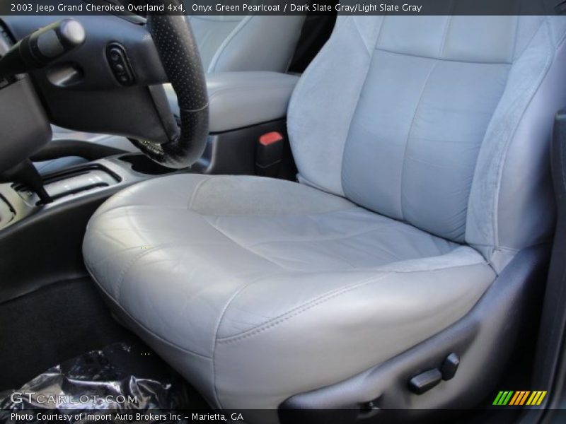 Onyx Green Pearlcoat / Dark Slate Gray/Light Slate Gray 2003 Jeep Grand Cherokee Overland 4x4