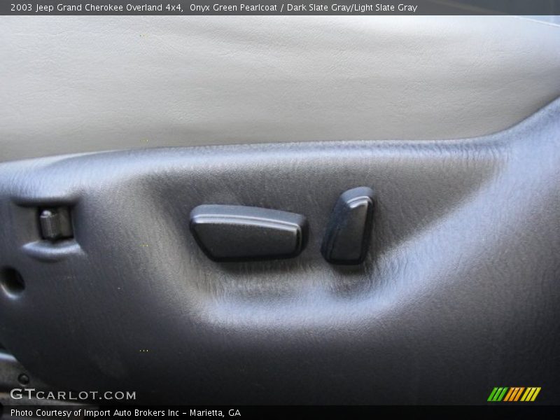 Onyx Green Pearlcoat / Dark Slate Gray/Light Slate Gray 2003 Jeep Grand Cherokee Overland 4x4