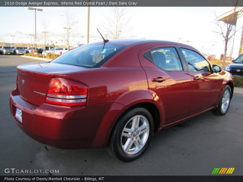 Inferno Red Crystal Pearl / Dark Slate Gray 2010 Dodge Avenger Express