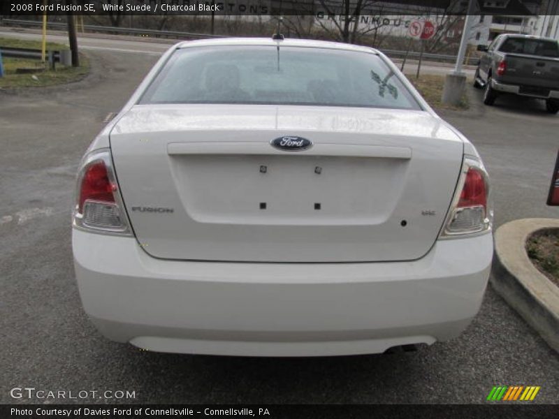 White Suede / Charcoal Black 2008 Ford Fusion SE