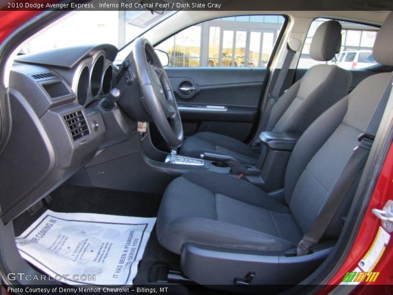 Inferno Red Crystal Pearl / Dark Slate Gray 2010 Dodge Avenger Express