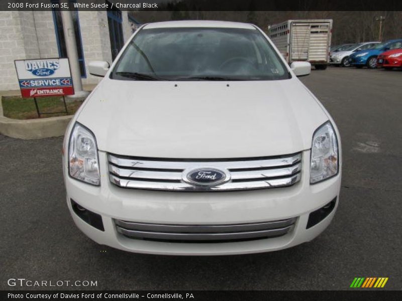 White Suede / Charcoal Black 2008 Ford Fusion SE