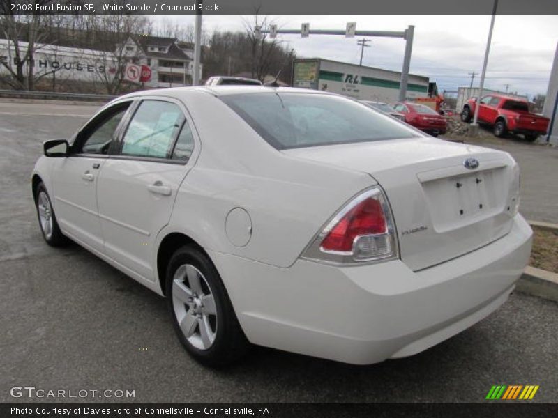 White Suede / Charcoal Black 2008 Ford Fusion SE