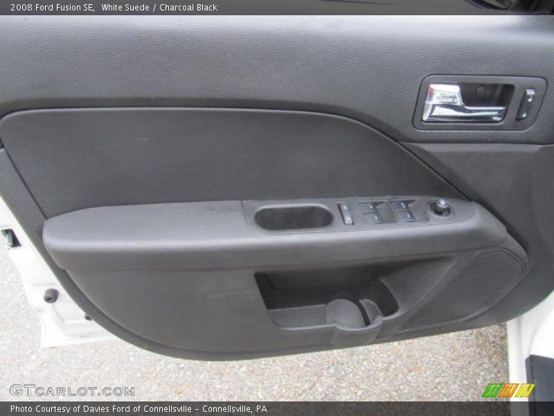 White Suede / Charcoal Black 2008 Ford Fusion SE