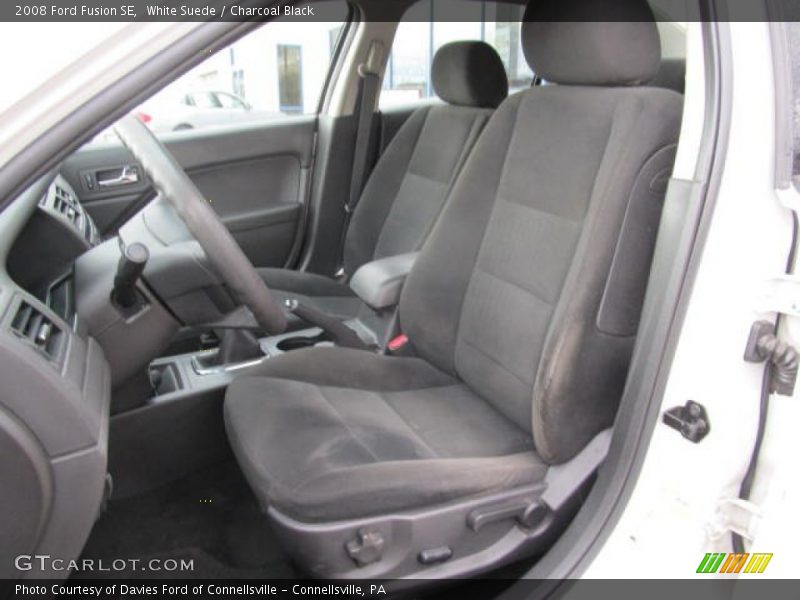White Suede / Charcoal Black 2008 Ford Fusion SE