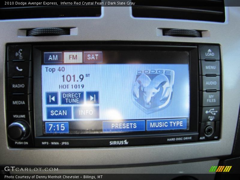 Inferno Red Crystal Pearl / Dark Slate Gray 2010 Dodge Avenger Express