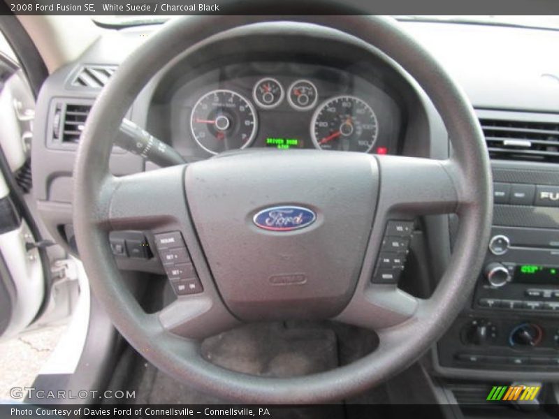 White Suede / Charcoal Black 2008 Ford Fusion SE
