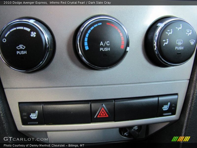Inferno Red Crystal Pearl / Dark Slate Gray 2010 Dodge Avenger Express