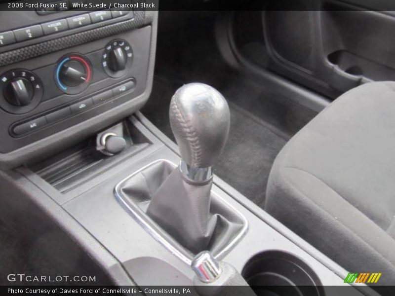 White Suede / Charcoal Black 2008 Ford Fusion SE
