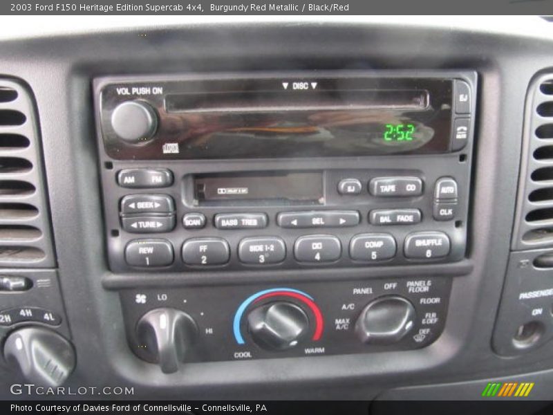 Audio System of 2003 F150 Heritage Edition Supercab 4x4