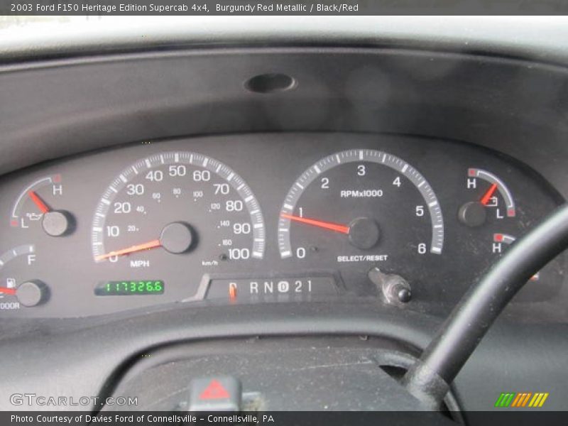  2003 F150 Heritage Edition Supercab 4x4 Heritage Edition Supercab 4x4 Gauges