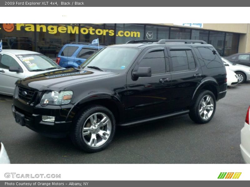 Black / Black 2009 Ford Explorer XLT 4x4