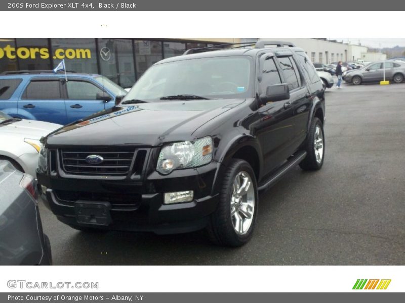 Black / Black 2009 Ford Explorer XLT 4x4