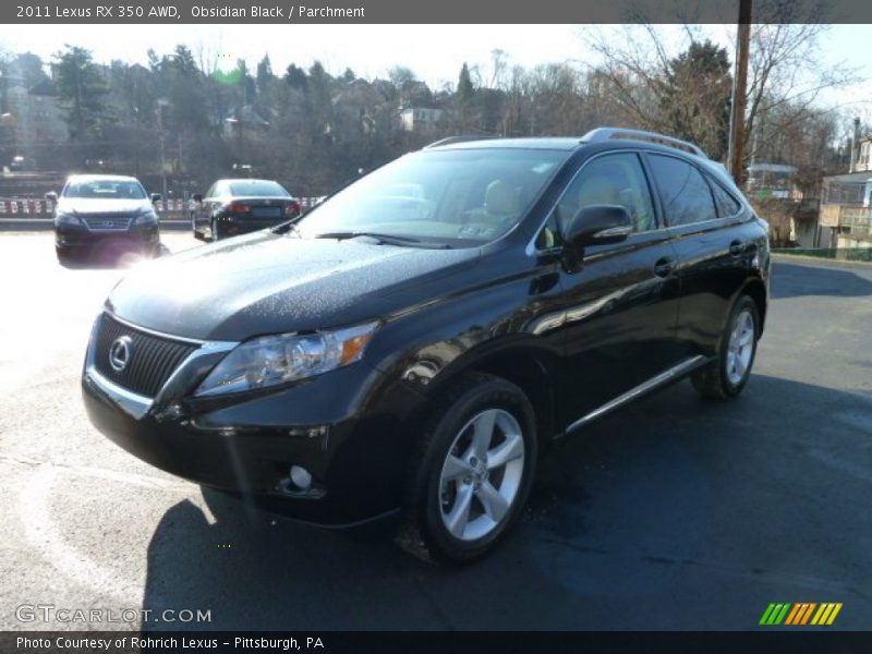 Obsidian Black / Parchment 2011 Lexus RX 350 AWD