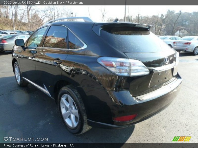 Obsidian Black / Parchment 2011 Lexus RX 350 AWD
