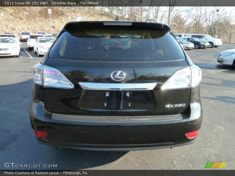 Obsidian Black / Parchment 2011 Lexus RX 350 AWD