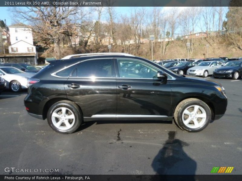 Obsidian Black / Parchment 2011 Lexus RX 350 AWD
