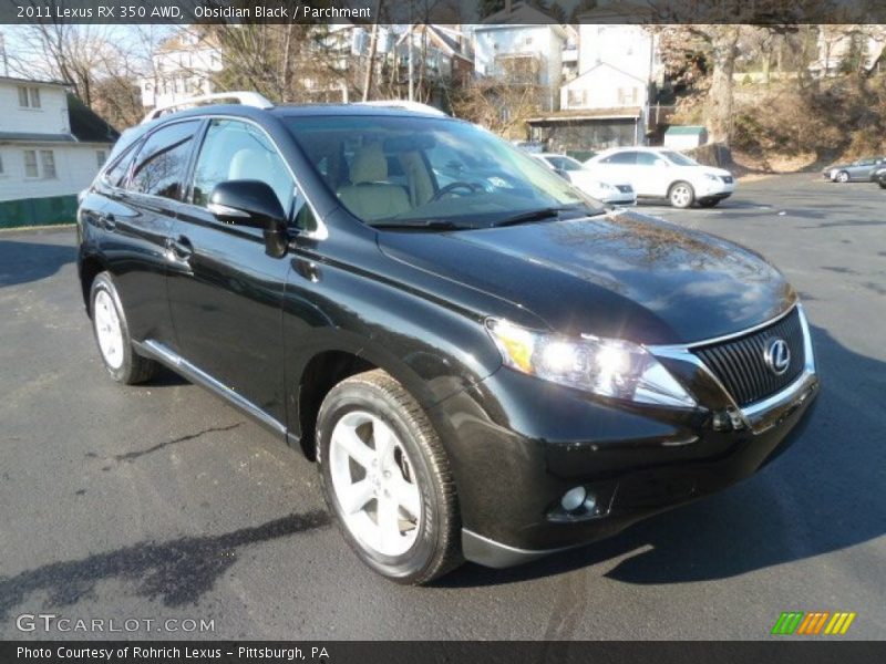 Obsidian Black / Parchment 2011 Lexus RX 350 AWD