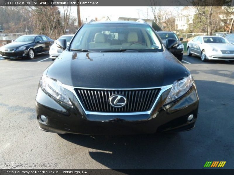 Obsidian Black / Parchment 2011 Lexus RX 350 AWD