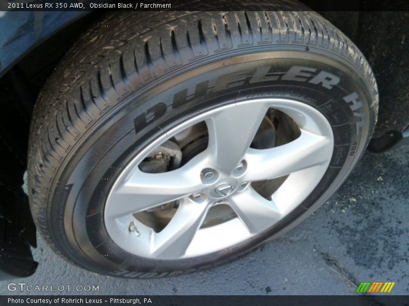 Obsidian Black / Parchment 2011 Lexus RX 350 AWD