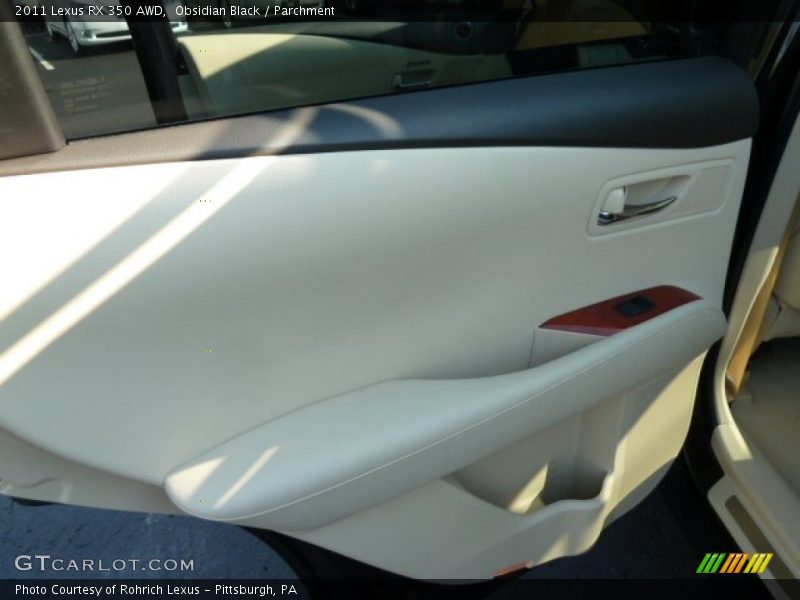 Obsidian Black / Parchment 2011 Lexus RX 350 AWD
