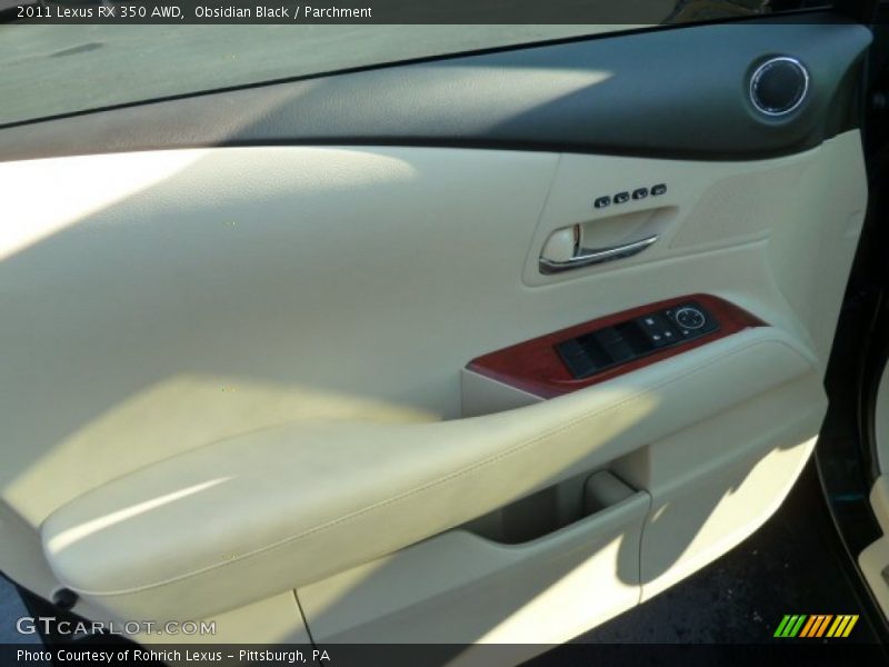 Obsidian Black / Parchment 2011 Lexus RX 350 AWD