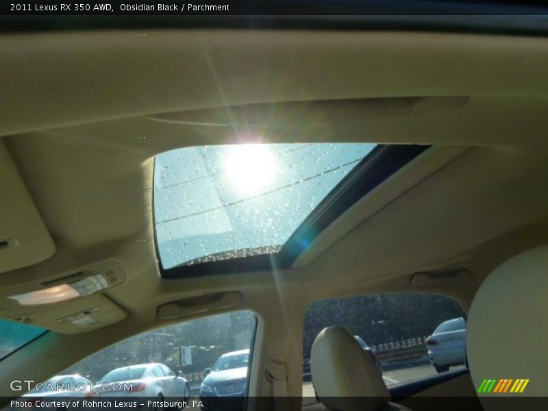 Obsidian Black / Parchment 2011 Lexus RX 350 AWD