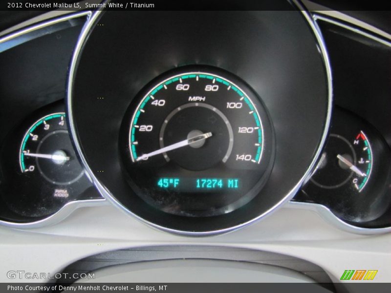  2012 Malibu LS LS Gauges