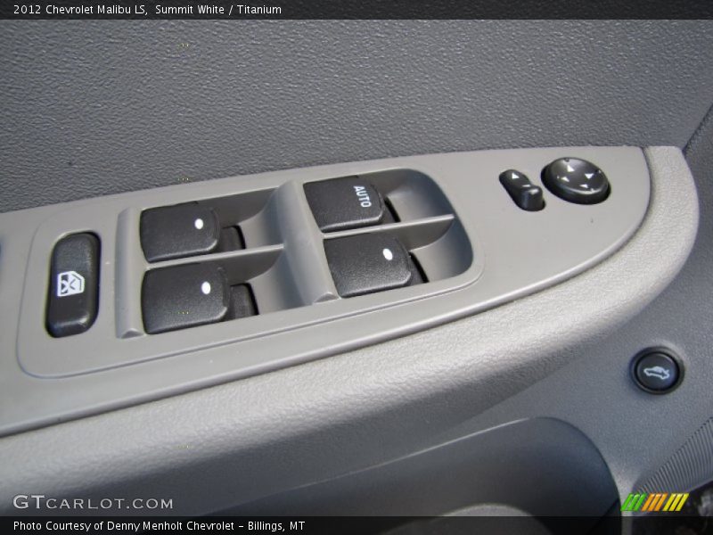 Summit White / Titanium 2012 Chevrolet Malibu LS