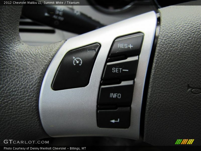 Summit White / Titanium 2012 Chevrolet Malibu LS