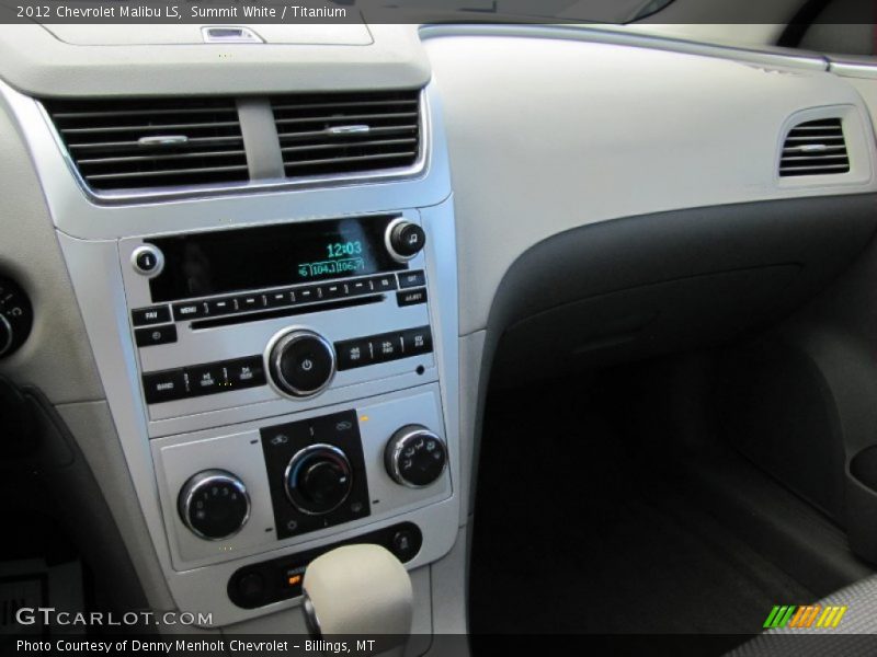 Summit White / Titanium 2012 Chevrolet Malibu LS