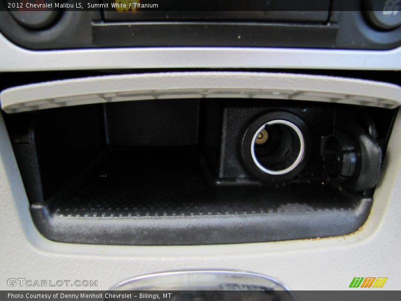 Summit White / Titanium 2012 Chevrolet Malibu LS
