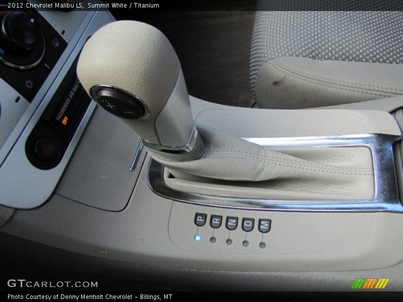  2012 Malibu LS 6 Speed Automatic Shifter