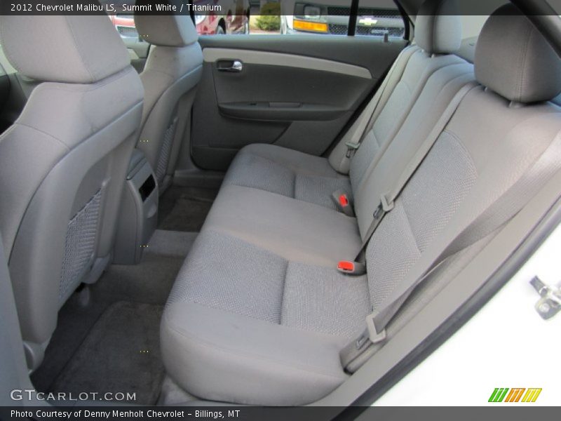 Summit White / Titanium 2012 Chevrolet Malibu LS
