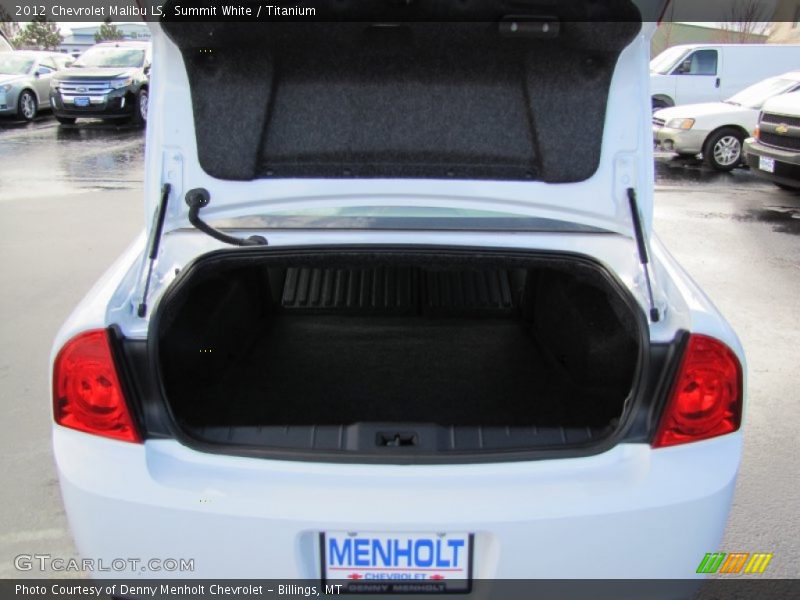 Summit White / Titanium 2012 Chevrolet Malibu LS